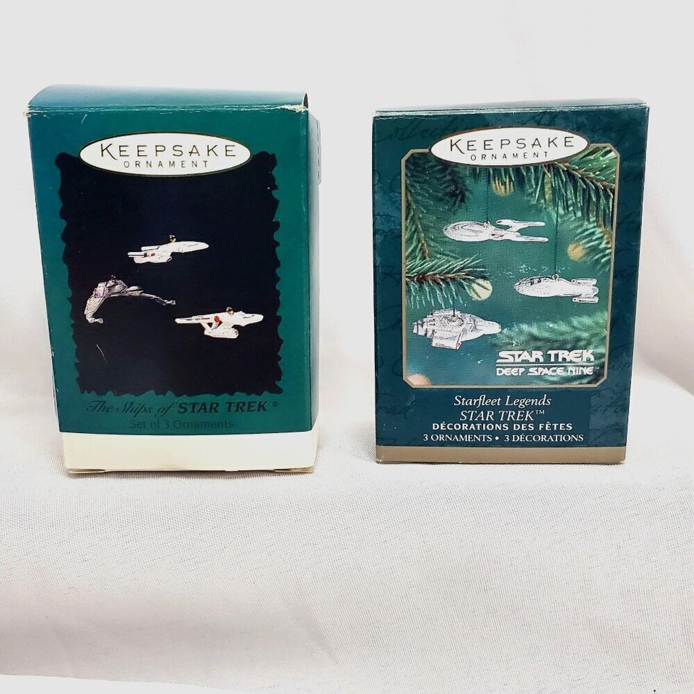 Hallmark Ornaments Star Trek Collection 1990s Magic Lighted Ships Lot of 7 - Picture 9 of 12